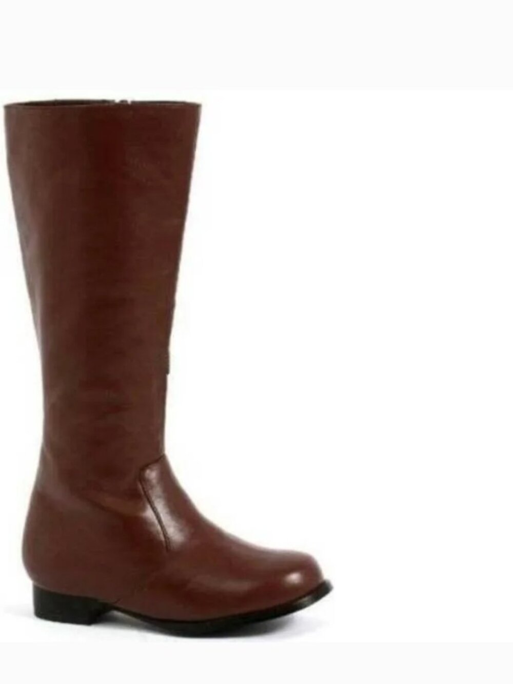 Cowboy Boots Small Brown Knee High Zip Halloween Pretend Play Dress Up Kids